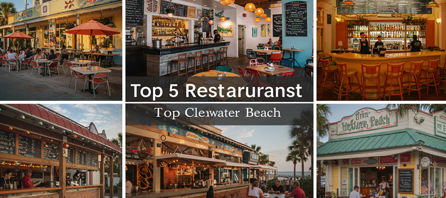 Top 5 Restaurants in Clearwater Beach